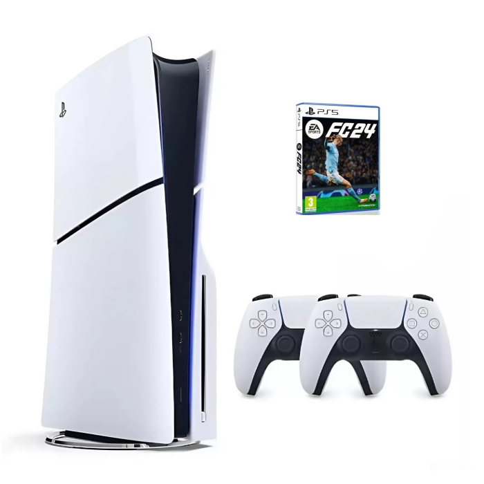 Sony Playstation 5 Slim Cdli Çift Kollu Fifa 24 Oyunlu