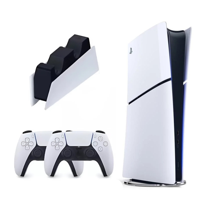 Sony Playstation 5 Slim Digital Edition Çift Kollu Şarj İstasyonlu